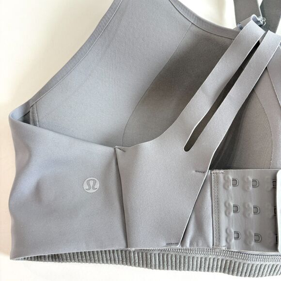 Lululemon AirSupport Sports Bra High Support C-DDD Cups Rhino Grey Vapor Sz 38D - Picture 4 of 7